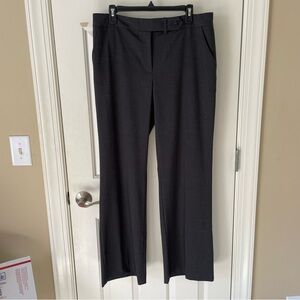 Calvin Klein Classic Fit charcoal gray Dress Pants Women 12 Like New